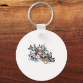 スレディダルマティアンパップ キーホルダー (正面)