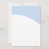 スレディングホットココアキッズウィンター誕生日招待状 招待状 (裏面)