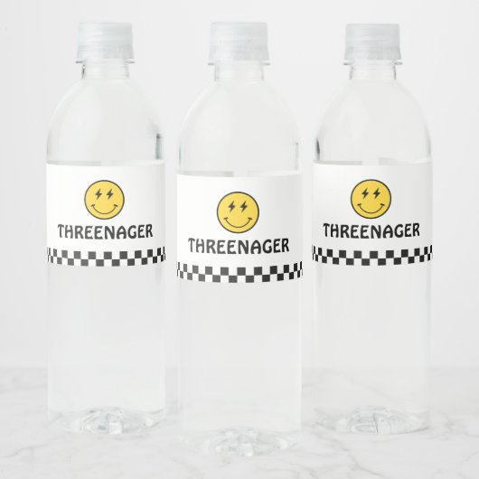 スレネガーレトロボーイ3rd誕生日パーティー ペットボトルラベル (ボトル)