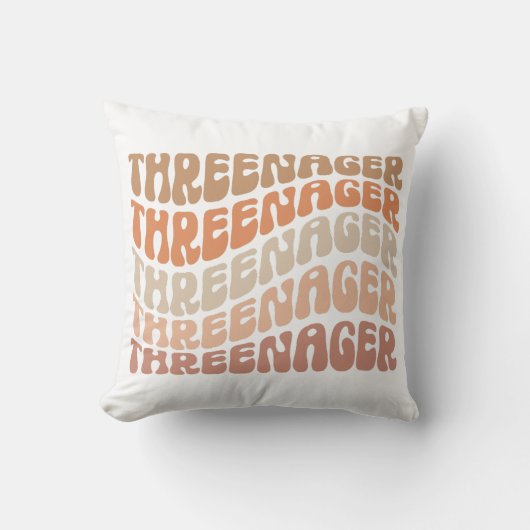 スレネガー、3歳の誕生日、3歳の誕生日 クッション (正面)