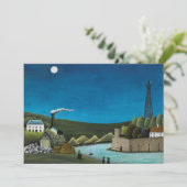 スレンヌのセーヌ川 byアンリ・ルソー、ヴィンテージアート (スタンド正面)