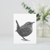 スレン（黒と白） ポストカード (スタンド正面)