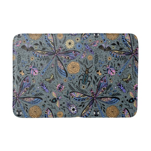 スレーター灰色のドゥードルバグ バスマット (正面)