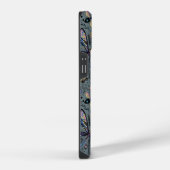 スレーター灰色のドゥードルバグ iPhoneケース (右側面)