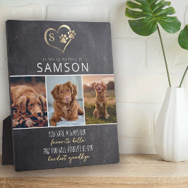 スレートのお気に入りの挨拶、最も困難な別れの記念品 フォトプラーク