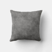 スレートグレーでレザールック クッション (裏面)