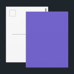 スレートブルーのカスタムポストカードテンプレート ポストカード<br><div class="desc">このスレートブルーのポストカードは、完全にカスタマイズ可能で、意図的で洗練されたメッセージを送るのに最適です。豊かでミニマルな背景は、結婚式、企業の感謝の手紙、学校の郵便物、宗教的な招待状、プロモーションキャンペーンなど、さまざまな用途に適応できます。あなたが1枚であっても1000枚であっても、このデザインは美しくスケールし、永続的な印象を残します。</div>