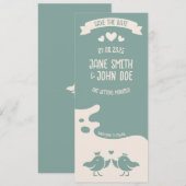 スレートブルーの鳥の歌 セーブザデート (正面/裏面)