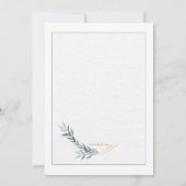 スレートブルーフェルンの招待状 招待状 (裏面)