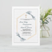 スレートブルーフェンスの招待状 招待状 (スタンド正面)