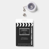 スレートボード バッジ (正面（伸縮クリップ）)