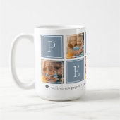 スレート | カスタムPepaw 5 Photo Colorblockコラージュ コーヒーマグカップ (左)