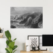 スレーヌ城の眺め、ピーターヘッド近く ポスター (ホームオフィス)