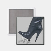 スレーブを踏む巨大なスティレット マグネット (正面/裏面)