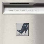 スレーブを踏む巨大なスティレット マグネット (インサイチュ (食洗機))