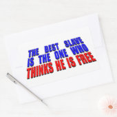 スレーブ最高の 長方形シール (封筒)