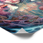 スレ風変わりアルエイリアン女性芸術 ポスター (角)