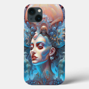 スレ風変わりアルエイリアン女性芸術 iPhone 13ケース