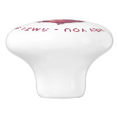 スロおもしろいスセラミックノブ – カスタム文字 セラミックノブ (側面)