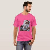 スロおもしろいスモード有効化デザイン Tシャツ (正面フル)