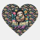 スロおもしろいス引用文オールオーバープリント ハートシール (正面)