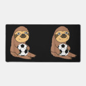 スロおもしろいス遊サッカー デスクマット (正面)
