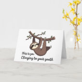 スロおもしろいット誕生日カード誕生日カー子供へド カード (黄色い花)