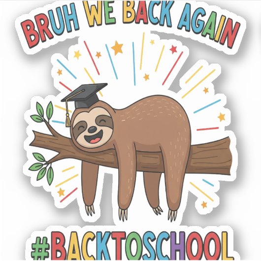 スロおもしろいース新学期 シール (正面)