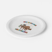 スロおもしろいース新学期 ペーパープレート (アングル)