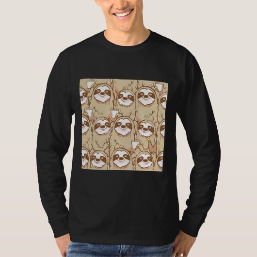 スロおもしろいース顔 Tシャツ (正面)