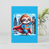 スロすごいスおもしろいピクセルアートヒーローシティスケープデザイン シーズンカード (スタンド正面)