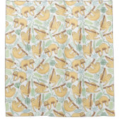 スロぶら下がったス シャワーカーテン (正面)