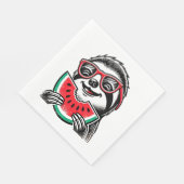 スロクールス食べスイカ スタンダードランチョンナプキン (角)