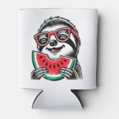 スロクールス食べスイカ 缶クーラー (正面)