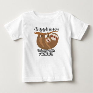 スロスおばさんと幸せを ベビーTシャツ