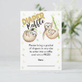 スロスおむつラッフルカード3.5 x 5 エンクロージャーカード (スタンド正面)