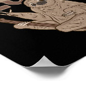 スロスアスハンドジェスチャーろう聴力損失認識度 ポスター (角)