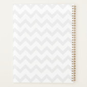 スロスアップルツリーシェブロンパーソナライズされた先生 プランナー手帳 (裏面)