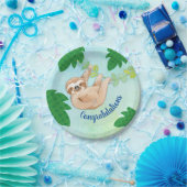 スロスオフィシャルベビーシャワーパーティープレート ペーパープレート (パーティー)