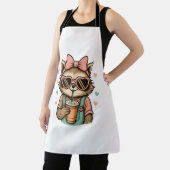 スロスガールコーヒー恋人 エプロン (インサイチュ)