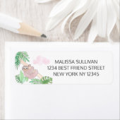 スロスガールズベビーシャワー差出人住所 ラベル (インサイチュ)