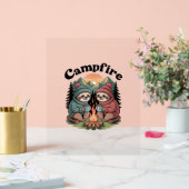 スロスキャンピングチーム公式キャンプファイヤー アクリルサイン (ウェディング)