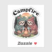 スロスキャンピングチーム公式キャンプファイヤー シール (シート)