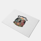 スロスキャンピングチーム公式キャンプファイヤー ドアマット (アングル)