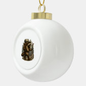 スロスキャンピングハイキング セラミックボールオーナメント (右)