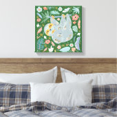 スロスキュートフローラ キャンバスプリント (インサイチュ (寝室))