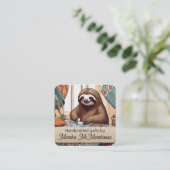 スロスキルターキルティング裁縫シーメストレスポッケージ スクエア名刺 (スタンド正面)