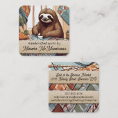 スロスキルターキルティング裁縫シーメストレスポッケージ スクエア名刺 (正面/裏面)