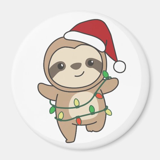 スロスクリスマスウィンターアニマルズスロスマグネット マグネット (正面)