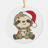 スロスクリスマスウィンターアニマルズ セラミックオーナメント (正面)